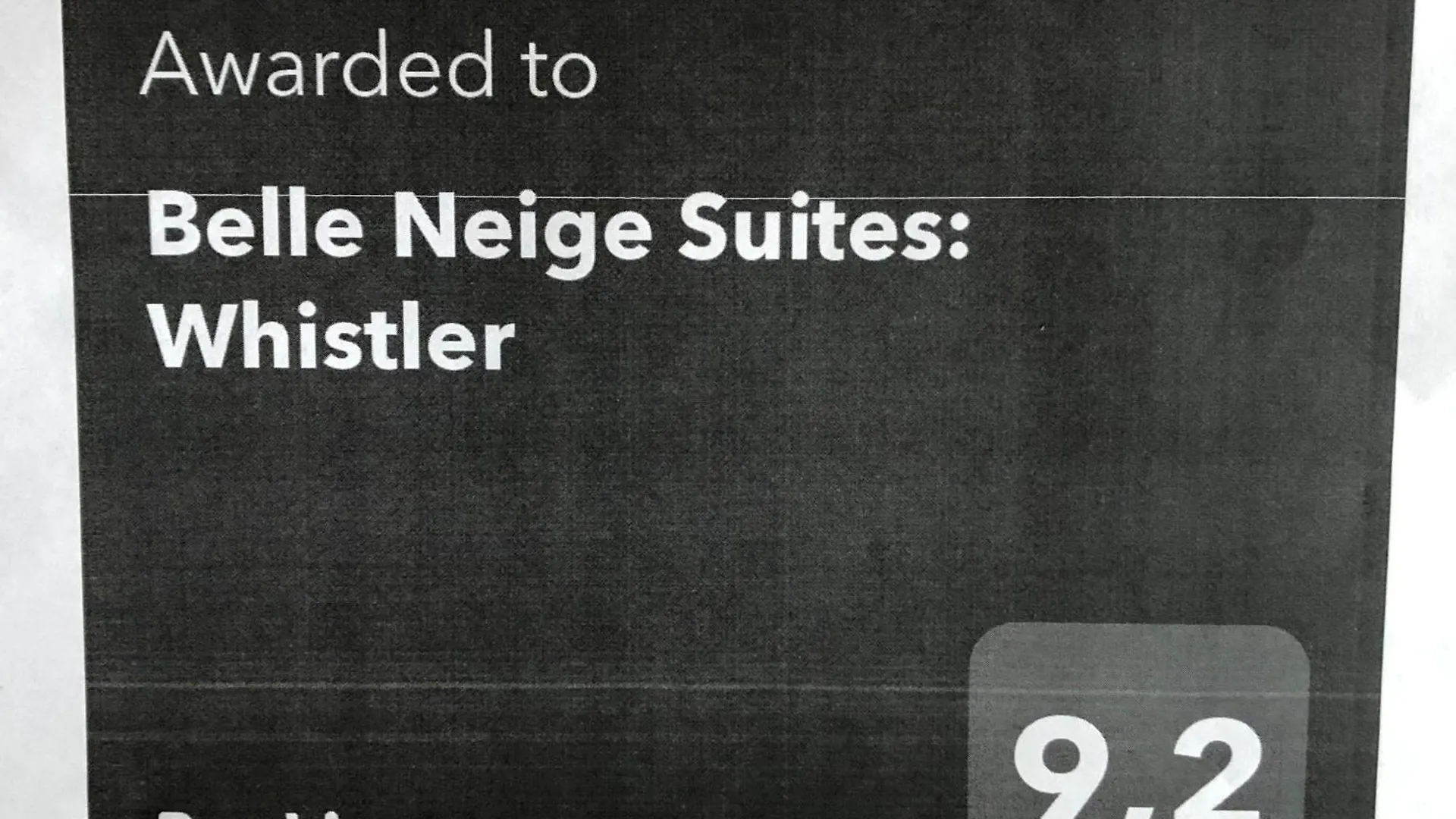 Chalet Belle Neige Suites: Whistler